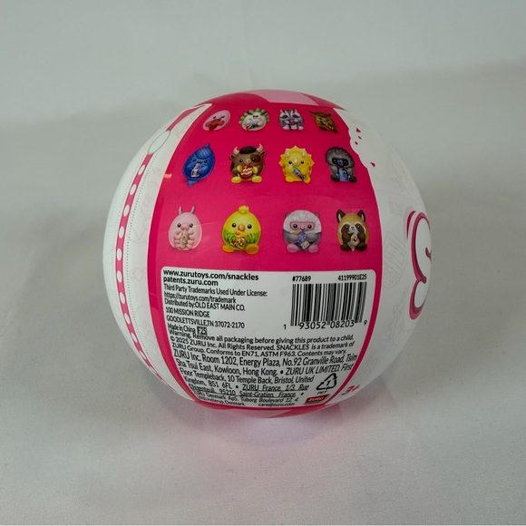 Box W 8 units ZURU Snackles Surprise Ball 5 Inch Plush In Mystery capsule - Picture 4 of 9